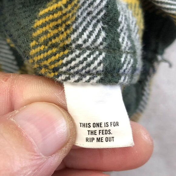 Taylor Stitch Men's Shirt Jacket Size 42 Long Sleeve Plaid Flannel Button Up Wes - Picture 8 of 11